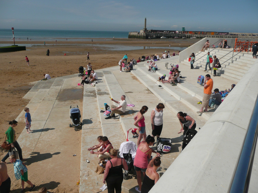 The new Kings Stairs, Margate Steps
