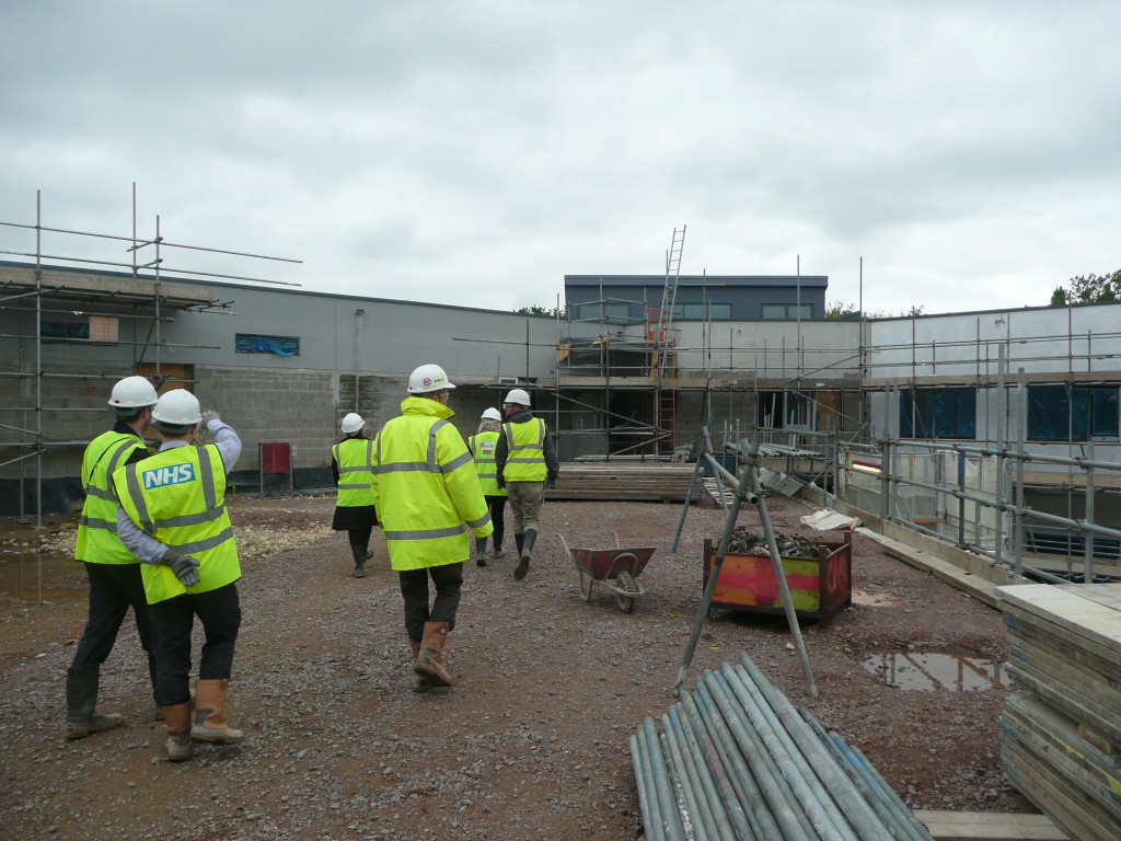 17th May 2013. Many site visits enabled a continuing dialogue to be had with staff and the project team.