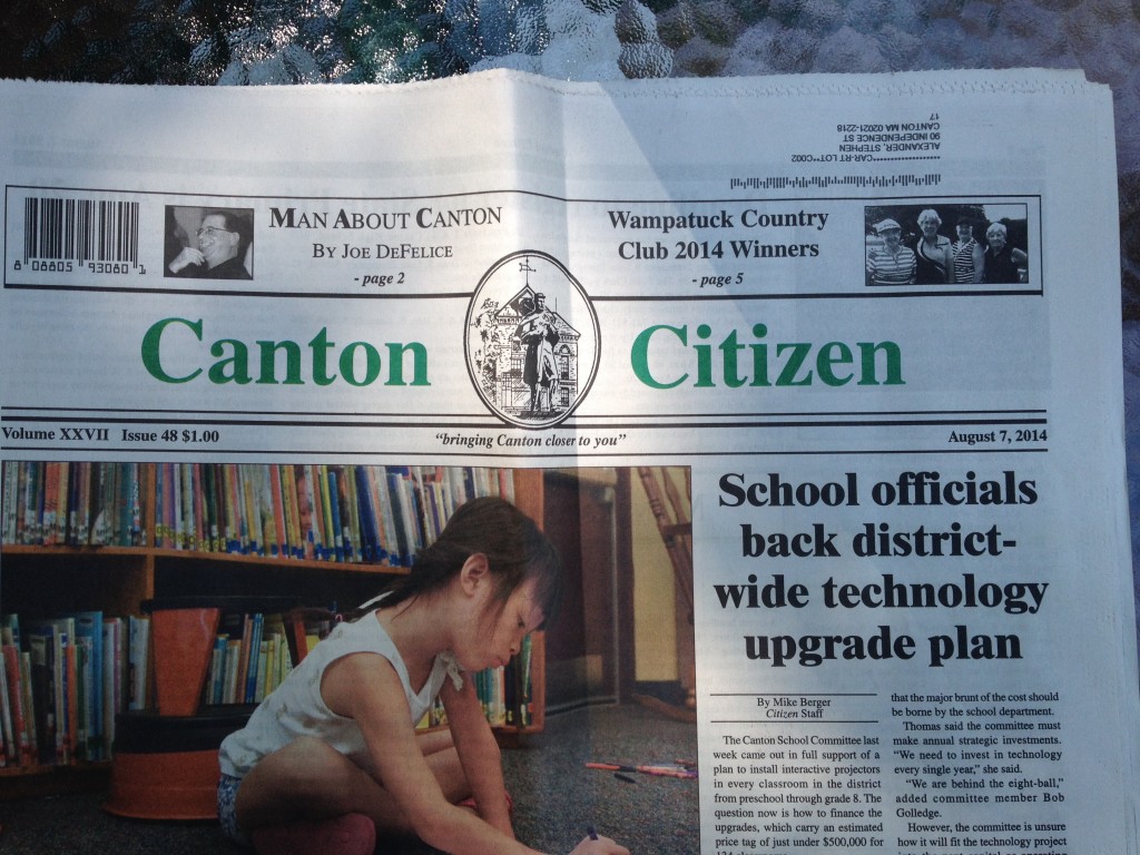 Canton Citizen, 8th August 2014