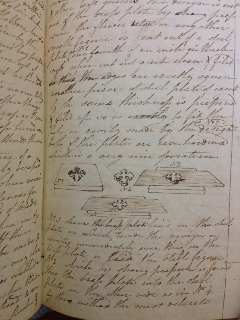 Job Knight - Notebook - Detail: Job worked as a Cabinet Maker in London & died in 1821 aged 31