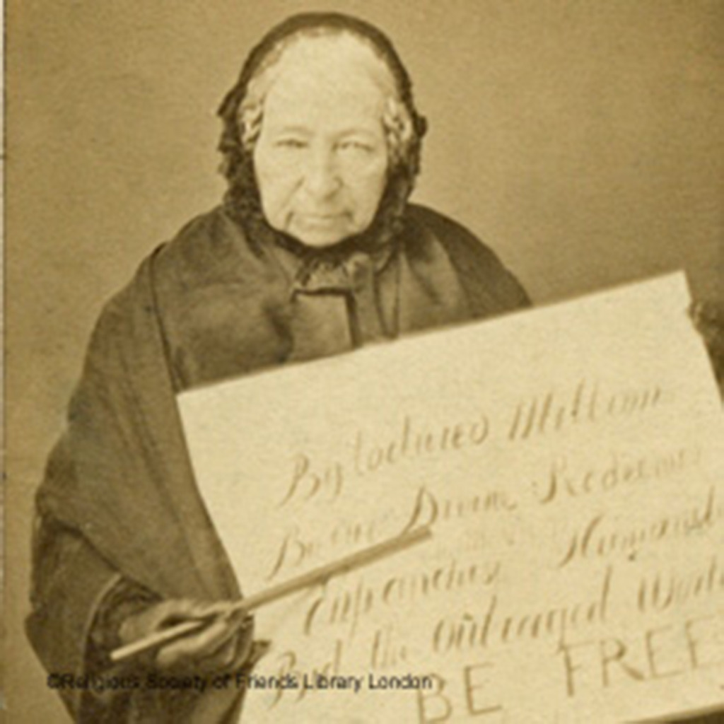 1855 - This is the only known photograph of Anne Knight. She would be 69 years old in this image, 7 years before her death at the age of 76. Image: Library of the Religious Society of Friends in Britain, Friends House, Euston Rd, London 