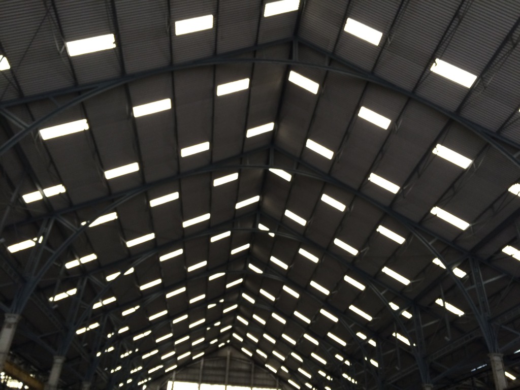 Historic Dockyards, Chatham - The internal roof of the slipway buildings is really something to behold ! Image:Christopher Tipping
