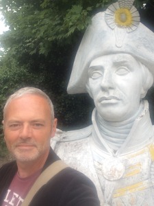 Napoleon & me at Fort Amherst, Chatham. Image:Christopher Tipping