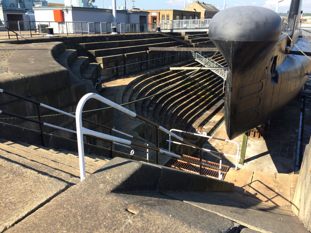 Dry Dock, Historic Dockyard, Chatham. Image:Christopher Tipping