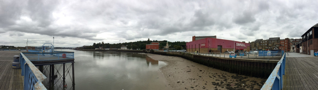 Chatham Waterfront and Gun Wharf as seen from Sun Pier. Image:Christopher Tipping