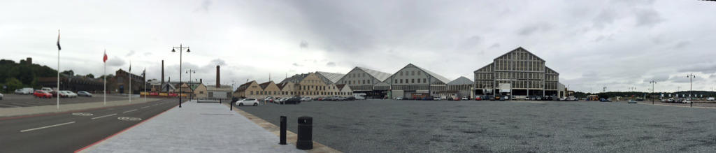 Historic Dockyards, Chatham - The scale of the original Dockyard architecture is so impressive. Image:Christopher Tipping