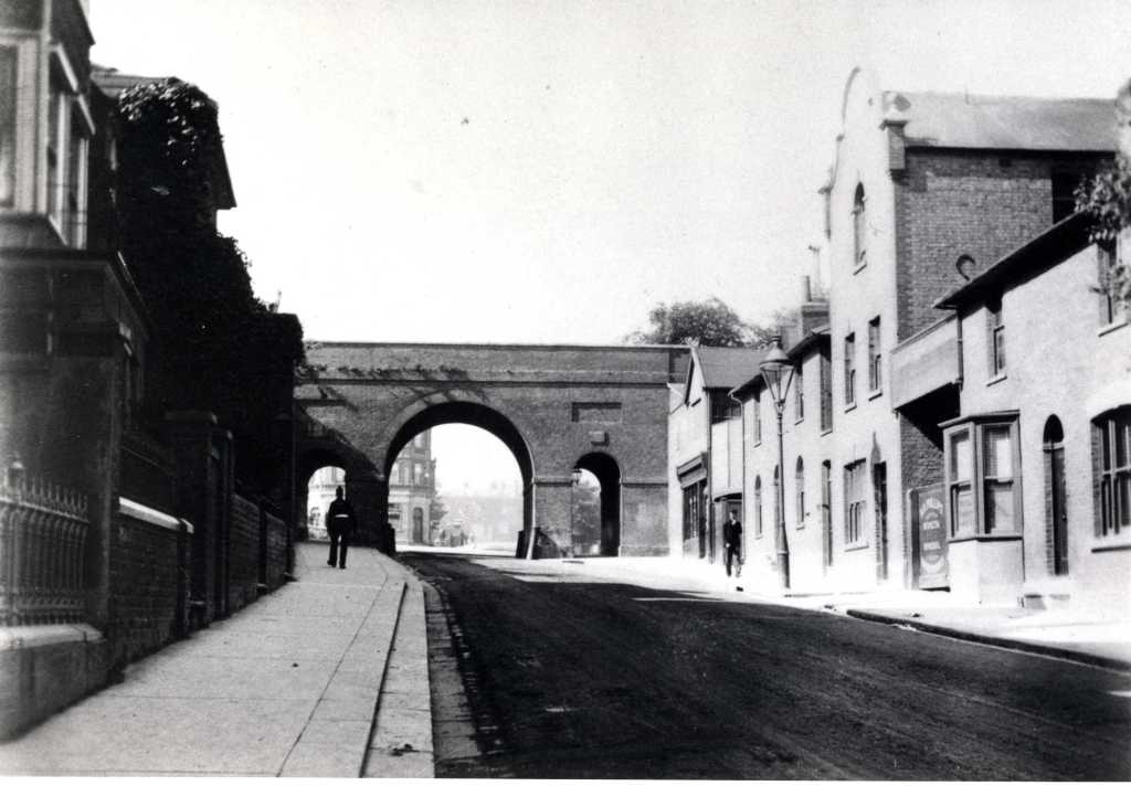 New Road Viaduct, Railway Street, Chatham, date unknown. Copyright: Collection of Gregory John Jones. By permission of Medway Archives and Local Studies Centre.