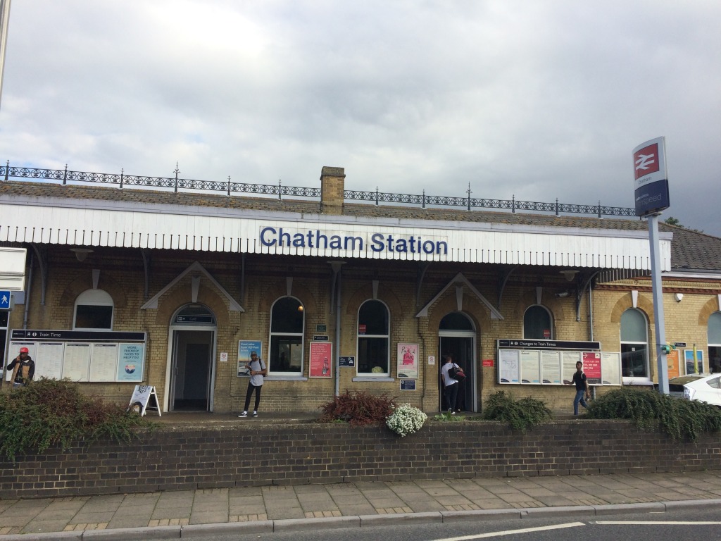 Chatham Railway Station 2015 - Image: Christopher Tipping