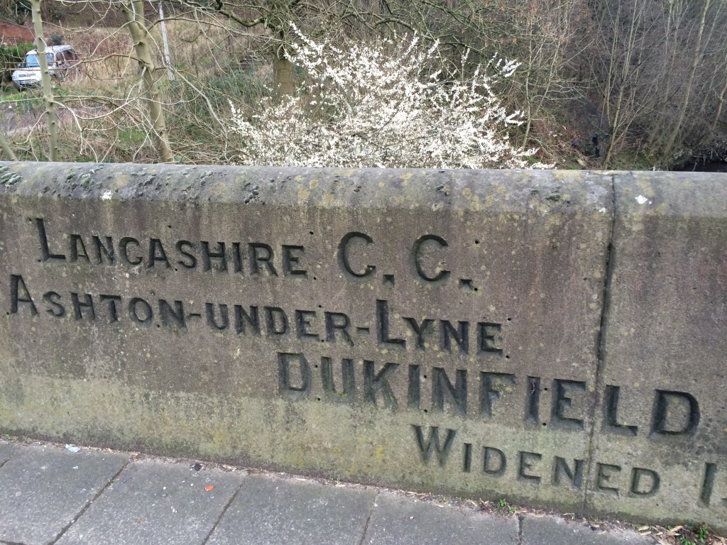 Dukinfield Bridge - the historic dividing line between Lancashire and Cheshire. Image: Christopher Tipping