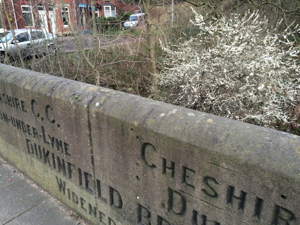 Dukinfield Bridge - the historic dividing line between Cheshire and Lancashire. Image: Christopher Tipping